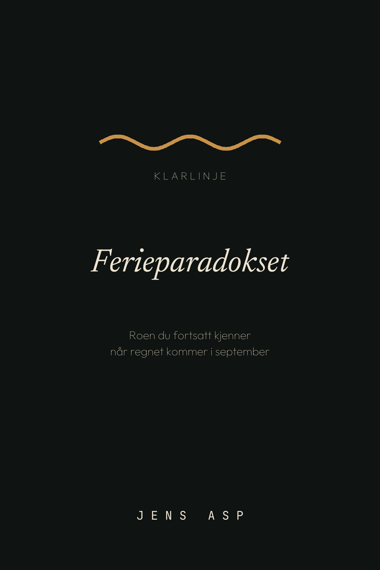 Bokomslag: Ferieparadokset av Jens Asp